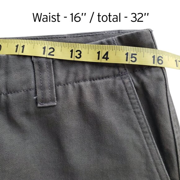 Gap Clean Cut Flat Front Pants Women's Khaki Deep Green 10L - Picture 6 of 11